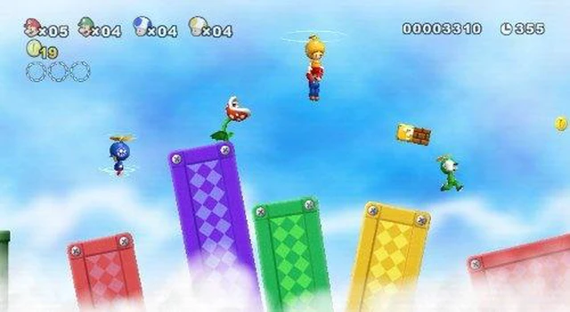Alt view image 4 of 7 - Super Mario Bros. Wii - Nintendo Wii Video Game - Tested & Working