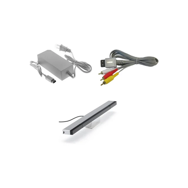 Alt view image 5 of 5 - Retrofam Wii Accessories Bundle with Two Remotes and Nunchuks compatible with Nintendo Wii Console, White