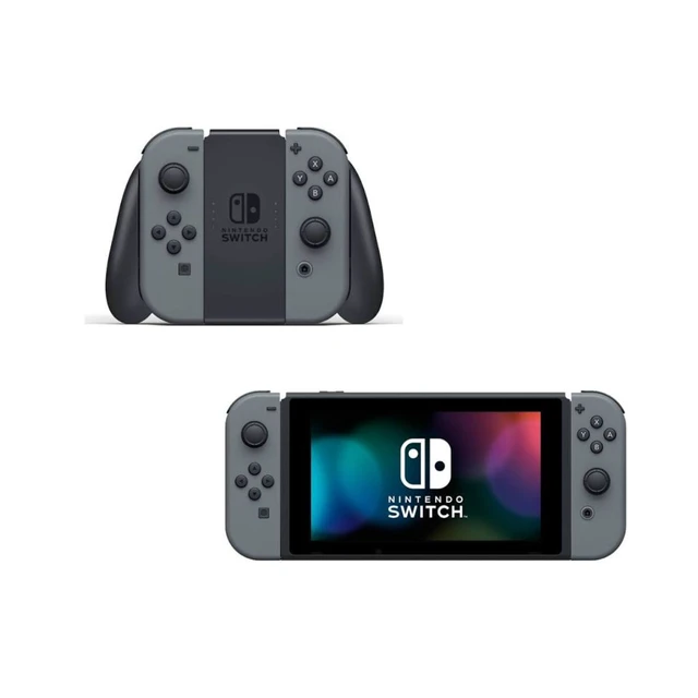 Alt view image 3 of 3 - Official Nintendo Switch Joy-Con L/R Wireless Controllers - Gray