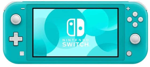 Alt view image 3 of 5 - Nintendo Switch Lite Handheld Console in Turquoise with 16GB microSD Card