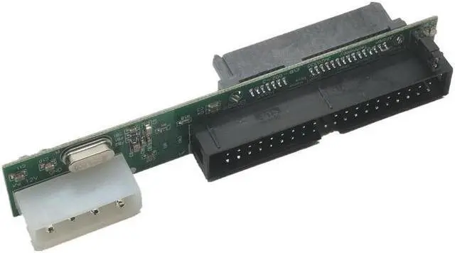 Alt view image 2 of 2 - Sata to IDE Adapter Converter 1.5Gbs 2.5 Sata Female to 3.5 inch IDE Male 40 pin port Support ATA 133 100 SSD HDD CD DVD Serial