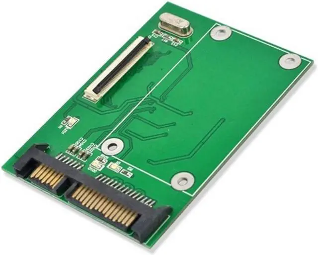 Alt view image 2 of 4 - Portable 40 Pin ZIF/ CE 1.8 Inch SSD/HDD To SATA Male Adapter Converter Board Drop