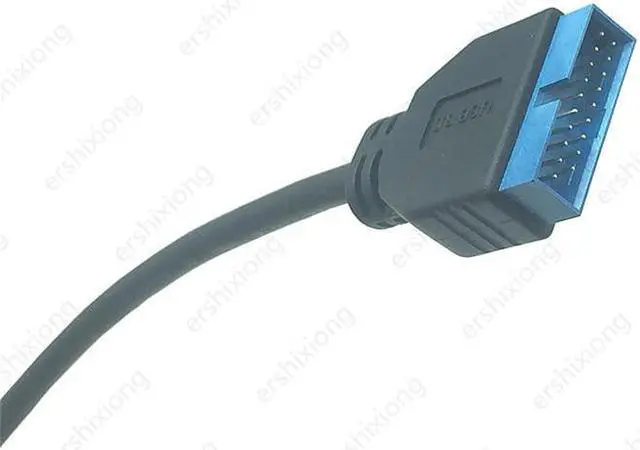 Alt view image 3 of 3 - Type C Cable USB 3.1 Type-E Front Panel Socket USB 3.0 19 Pin to 20Pin Header Extension Cable for Motherboard PC Connector Riser