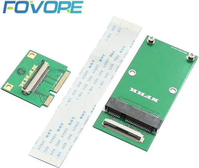 Main image of mini PCIe to mSATA SSD extension cable WiFi wireless network card to mini PCIe adapter Extender cable for Laptop