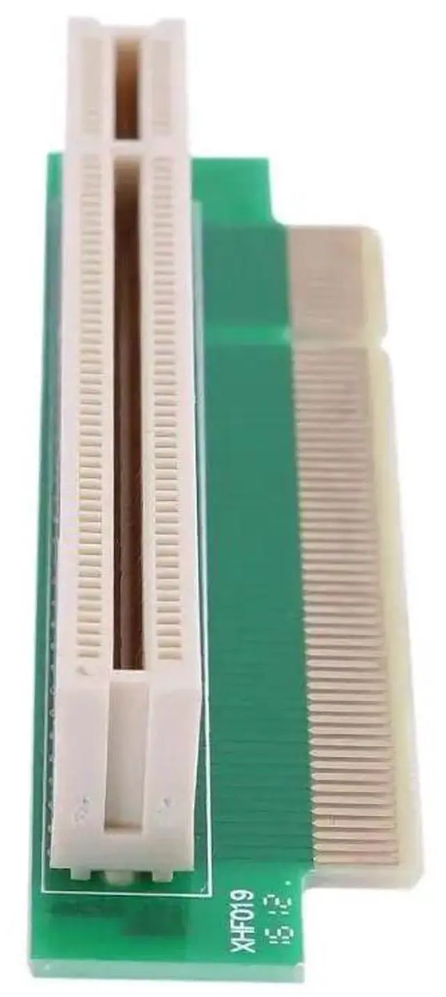 Alt view image 6 of 6 - 2.5 cm PCI Male to Female 32Bit 90 Degree Right Angled Forward and Reverse Riser Extension Card Adapter for 1U PCI Chassis