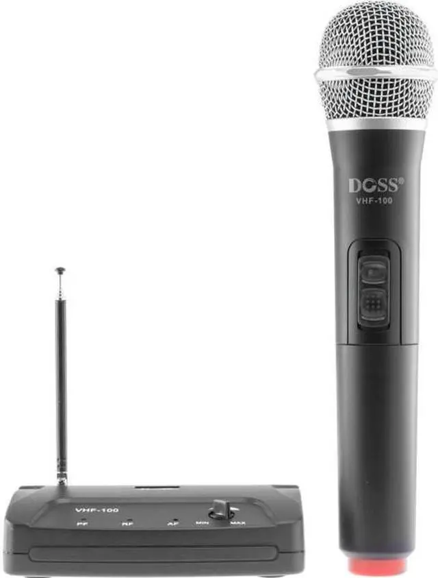 Alt view image 2 of 2 - Doss Single Channel VHF Mic System 255Mhz Export Only