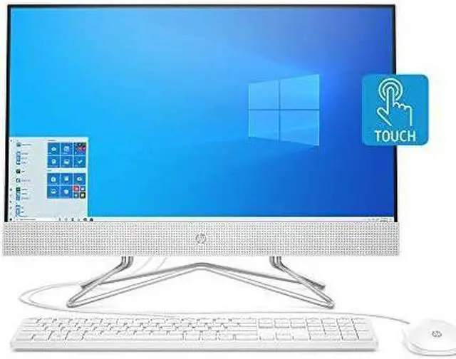 Alt view image 14 of 19 - HP 24-df0030 23.8" AIO Computer Athlon Silver 3050U 4GB 256GB SSD Windows 10