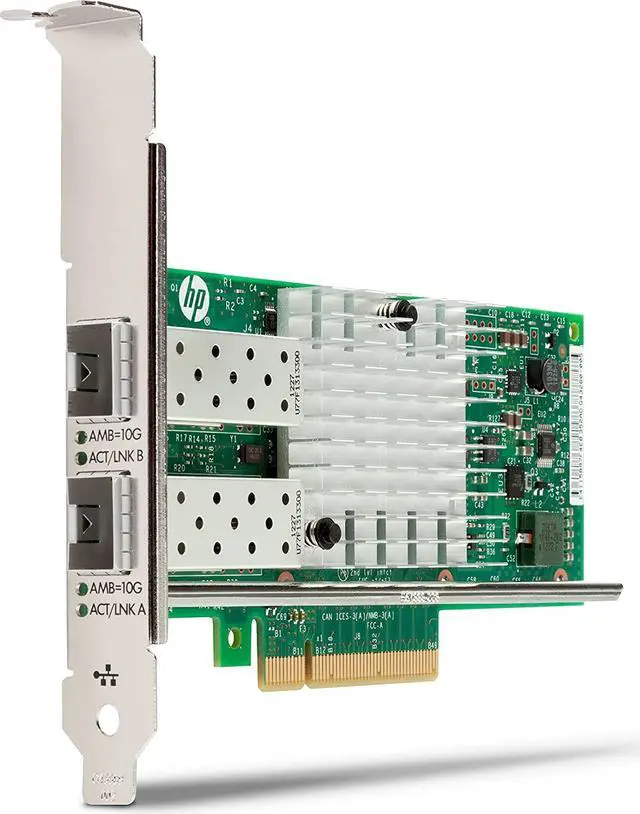 Alt view image 9 of 11 - HP X550-T2 10GbE Dual Port NIC - 2 Port(s) - Twisted Pair