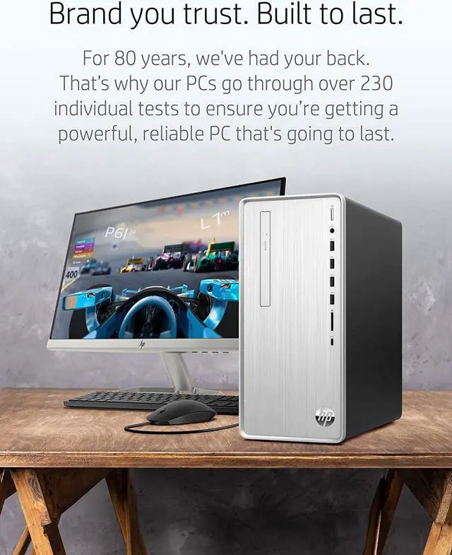 Alt view image 11 of 11 - HP Pavilion - Ryzen 5 4600G - 12 GB DDR4 - 512 GB  SSD - AMD Radeon Graphics - Windows 10 Home - Desktop PC (TP01-1140)