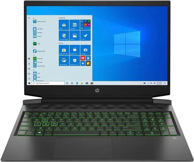 Alt view image 9 of 14 - HP Pavilion - 16.1" GeForce GTX 1650 - Intel Core i5-10300H  - 8GB Memory - 256 GB PCIe SSD - Windows 10 Home 64-bit - Gaming Laptop - IPS (16-a0045nr )