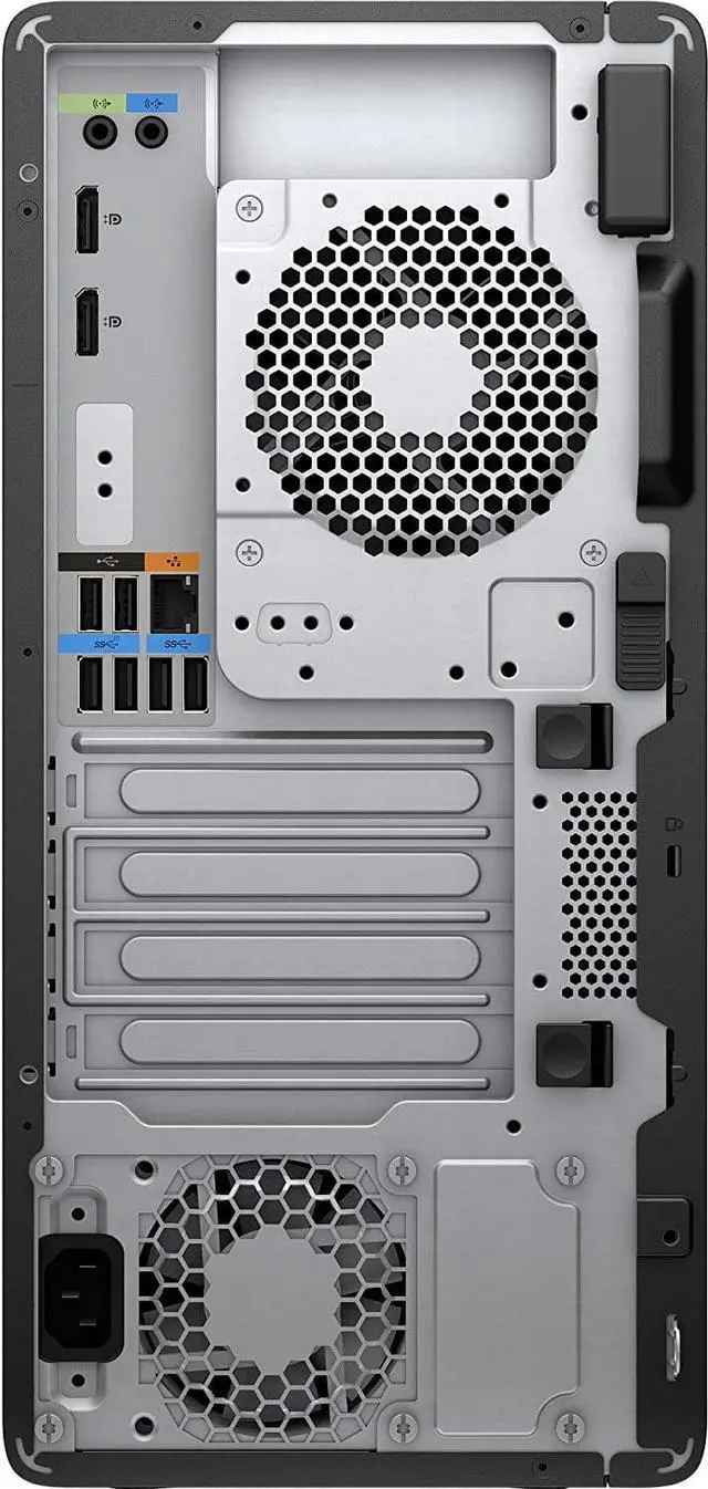 Alt view image 8 of 9 - HP Z2 G5 Workstation Tower Computer i7-10700 16GB 512GB SSD Black 2X3M9UT