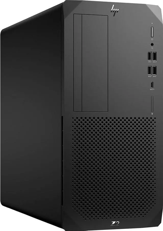 Alt view image 7 of 9 - HP Z2 G5 Workstation Tower Computer i7-10700 16GB 512GB SSD Black 2X3M9UT
