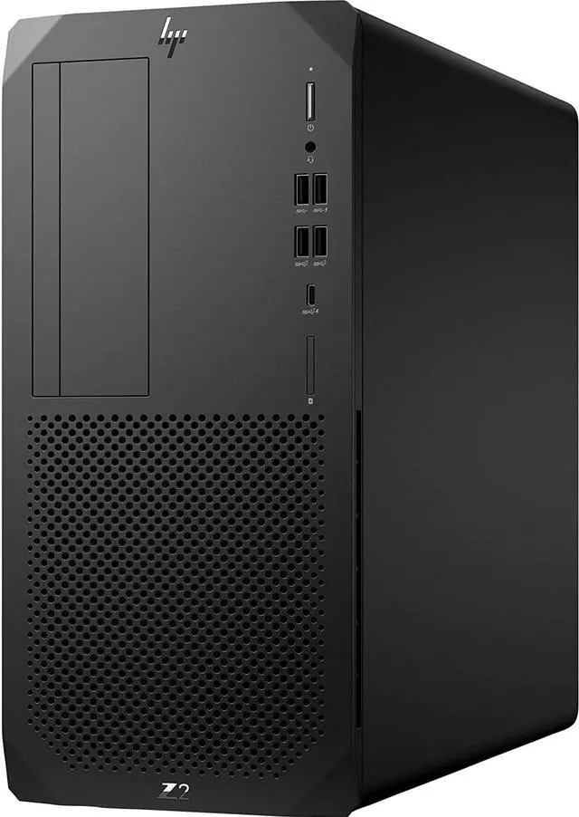 Alt view image 9 of 9 - HP Z2 G5 Workstation Tower Computer i7-10700 16GB 512GB SSD Black 2X3M9UT