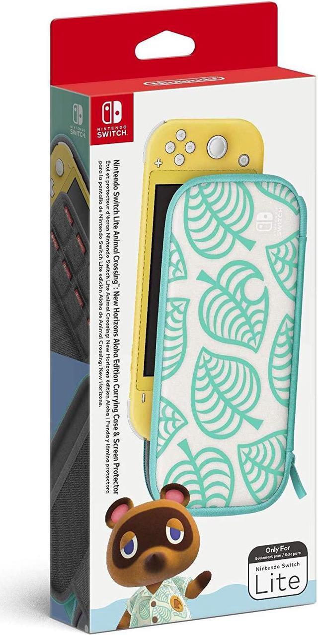 Alt view image 6 of 9 - Nintendo Switch Lite Carrying Case - Animal Crossing: New Horizons Aloha Edition