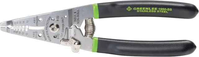 Alt view image 4 of 6 - Wire Stripper,18 to 10 AWG,7-1/4 In GREENLEE 1950-SS