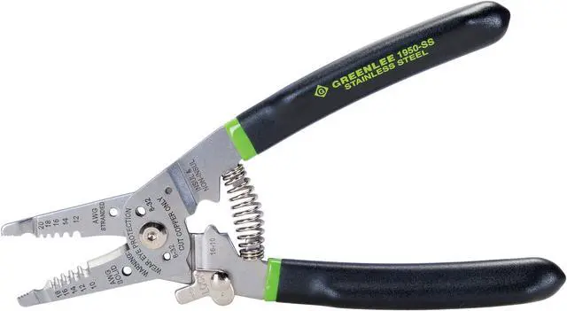 Alt view image 2 of 6 - Wire Stripper,18 to 10 AWG,7-1/4 In GREENLEE 1950-SS