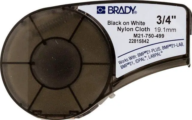 Alt view image 4 of 11 - BMP™21 Labels, 16 in L x 3/4 in W, Black on White/Translucent