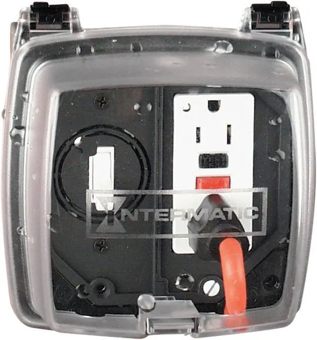 Alt view image 3 of 4 - Intermatic WP1220C 2 Gang 2-1/4-Inch Weatherproof Box, Clear