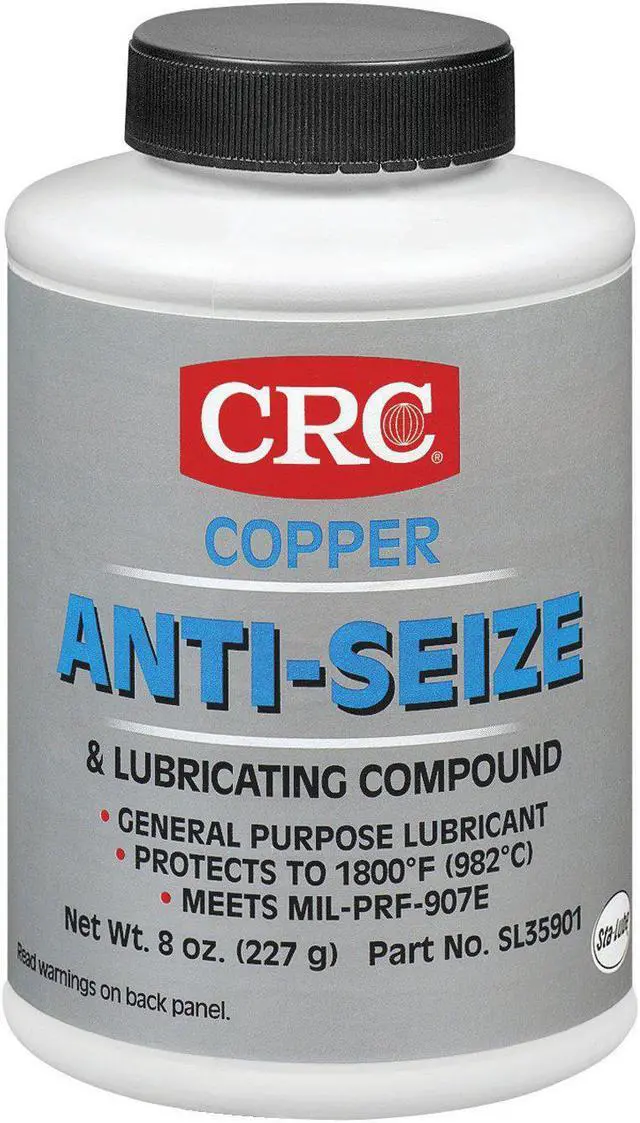 Alt view image 3 of 3 - CRC SL35901 Anti-Seize,8 oz.,Copper,Brush Top Bottle