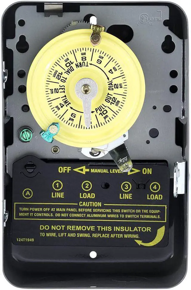 Alt view image 13 of 14 - Intermatic 240V 40A 4000W DPST Timer T104D89