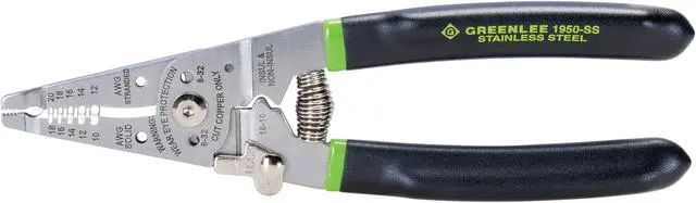 Alt view image 3 of 6 - Wire Stripper,18 to 10 AWG,7-1/4 In GREENLEE 1950-SS