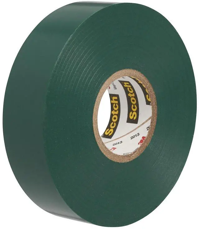 Alt view image 5 of 9 - 3M 10851 Scotch #35 Electrical Tape, 3/4-Inch by 66-Foot by 0.007-Inch, Green - OEM