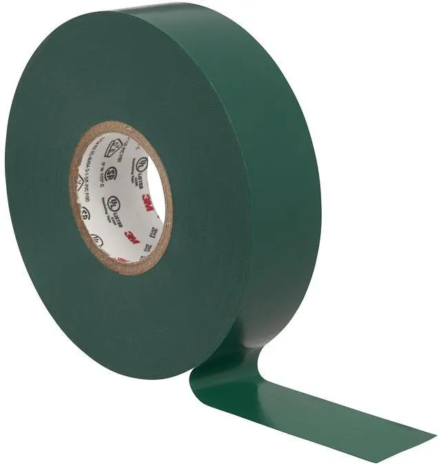 Alt view image 6 of 9 - 3M 10851 Scotch #35 Electrical Tape, 3/4-Inch by 66-Foot by 0.007-Inch, Green - OEM