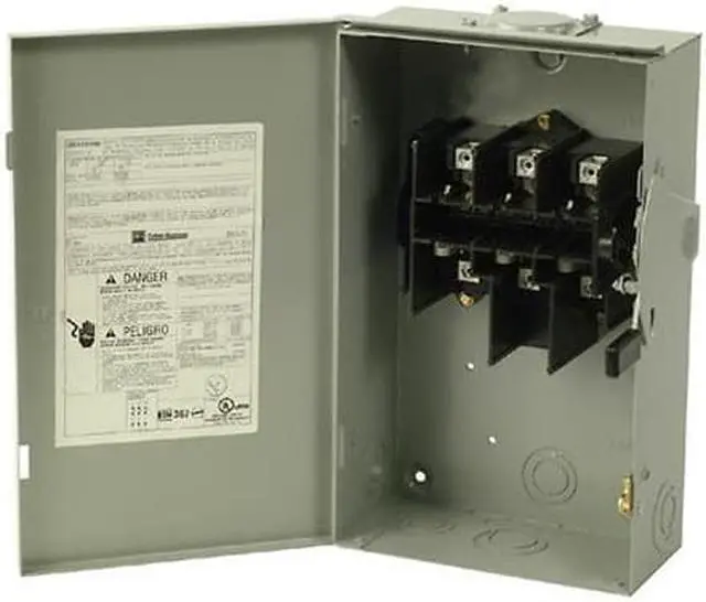 Alt view image 3 of 4 - EATON DG321URB Nonfusible Safety Switch, General Duty, 240V, 3PST, NEMA 3R