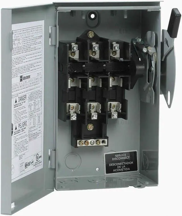 Alt view image 4 of 4 - EATON DG321UGB Nonfusible, Safety Switch, General Duty, 240 V, 3PST, NEMA 1