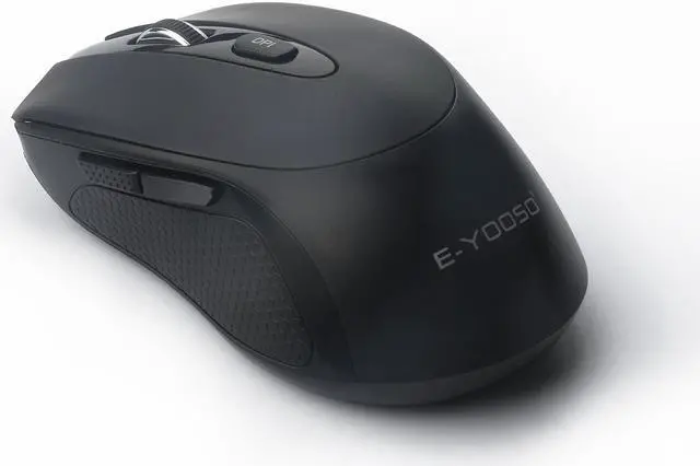 Alt view image 2 of 7 - E-YOOSO E1020 USB 2.4G Wireless Optical Gaming Mouse, Noiseless, Adjustable DPI, 2.4G Wireless, Wide Operating Range, for PC/Laptop (Black)