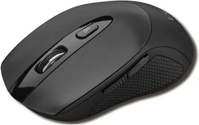 Alt view image 3 of 7 - E-YOOSO E1020 USB 2.4G Wireless Optical Gaming Mouse, Noiseless, Adjustable DPI, 2.4G Wireless, Wide Operating Range, for PC/Laptop (Black)