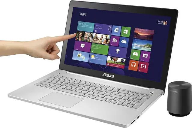 Alt view image 5 of 6 - ASUS N550J Laptop 15.6 Touch Intel Core i7-4700HQ 512GB SSD 8GB RAM Full HD (1920x1080) Windows 11