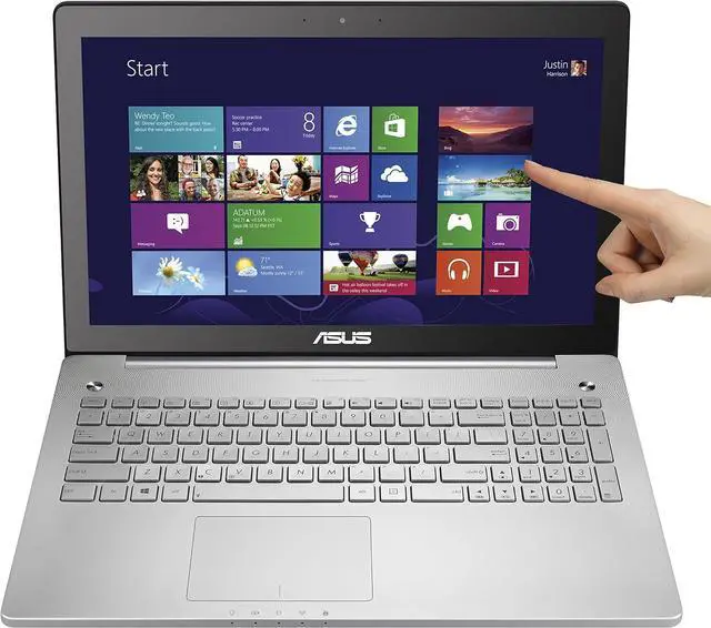 Main image of ASUS N550J Laptop 15.6 Touch Intel Core i7-4700HQ 512GB SSD 8GB RAM Full HD (1920x1080) Windows 11