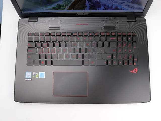 Alt view image 2 of 6 - ASUS ROG - 17.3" IPS - Intel Core i7-6700HQ - NVIDIA GeForce GTX 960M - 24GB DDR4 - 1TB HDD 128 GB SSD - Windows 11 Home 64-bit - Gaming Laptop (GL752VW-DH74 )