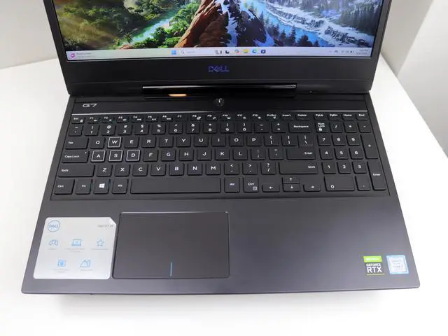 Alt view image 2 of 7 - Dell G7 7590 Gaming Laptop Computer I 15.6" Full HD IPS 300nits Display I 9th Gen Intel Hexa-Core i7-9750H I 16GB DDR4 - 256GB SSD - 1TB HDD I 6GB GDDR6 RTX 2060 Backlit Keyboard WIFI Webcam Win 11