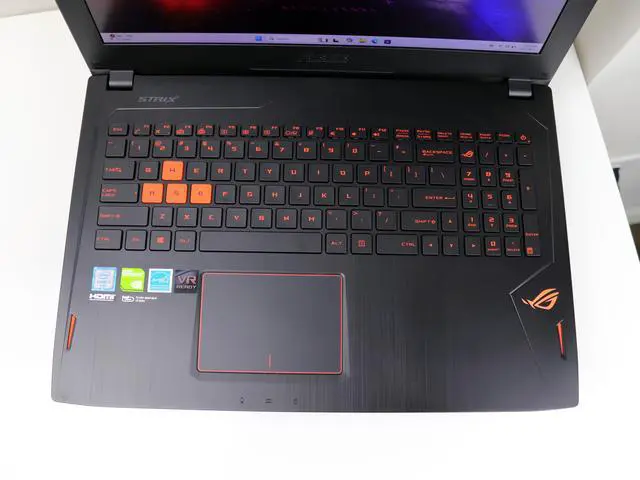 Alt view image 2 of 6 - ASUS ROG GL502VS-DB71 15.6" Gaming Laptop, GTX 1070 8GB GDDR5, Core i7­-6700HQ, 16GB DDR4, 256GB SSD + 1TB HDD, VR-Ready