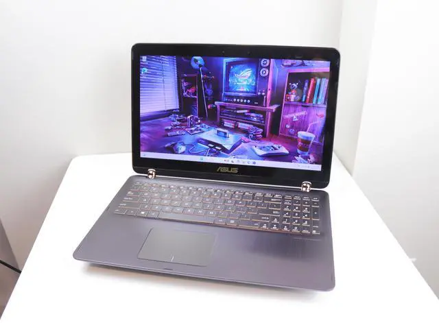 Main image of ASUS - 2-in-1 15.6" Q534UX 4K Ultra HD Touch-Screen Laptop - Intel Core i7-6500u - 16GB Memory - 1TB HDD + 256GB SSD NVIDIA GeForce GTX 950M - Windows 11
