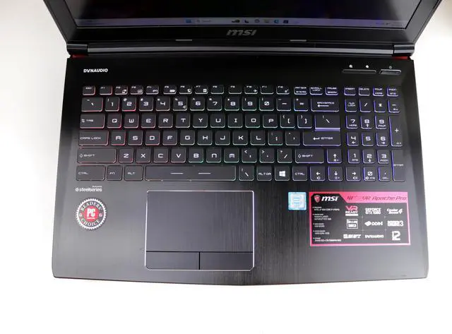 Alt view image 2 of 7 - MSI - 15.6" NVIDIA GeForce GTX 1060 - Intel Core i7-6700HQ - 16GB Memory - 256 GB SSD + 1TB HDD - Windows 11 Gaming Laptop - (GE62VR 6RF-051AU )