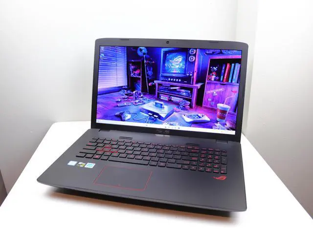 Main image of ASUS ROG - 17.3" IPS - Intel Core i7-6700HQ - NVIDIA GeForce GTX 960M - 24GB DDR4 - 1TB HDD 256 GB SSD - Windows 11 Home 64-bit - Gaming Laptop (GL752VW-DH74 )