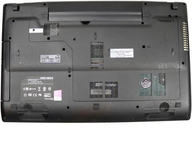 Alt view image 7 of 7 - MSI GE70 2PE Gaming Intel Core i7-4700HQ 2.4GHz, 12GB DDR3L, 256GB SSD + 1TB HDD, Full HD (1920x1080) NVIDIA GeForce GTX 860M, Windows 11