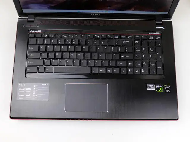 Alt view image 2 of 7 - MSI GE70 2PE Gaming Intel Core i7-4700HQ 2.4GHz, 12GB DDR3L, 256GB SSD + 1TB HDD, Full HD (1920x1080) NVIDIA GeForce GTX 860M, Windows 11