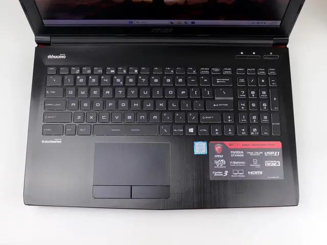 Alt view image 2 of 6 - MSI GE Series GE62 Gaming Laptop Intel Core i7-7700HQ 15.6" Full HD (1920x1080) 16GB DDR4 RAM 256GB SSD+1TB HDD NVIDIA GeForce GTX 960M, Windows 11