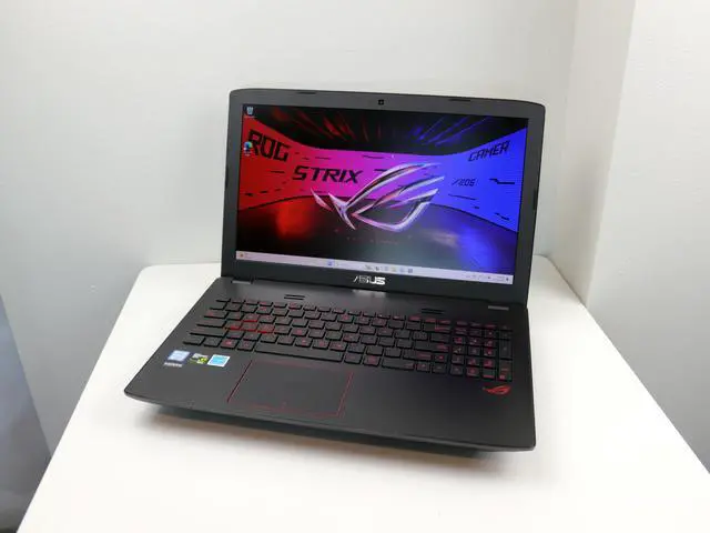 Main image of ASUS ROG GL552VW Gaming Laptop - Intel Core i7-6700HQ, NVIDIA GeForce GTX 950M 2GB GDDR5, 15.6 Full HD IPS Display, 512GB Performance SSD + 750GB HDD, 16GB DDR4 RAM, Windows 11 Home