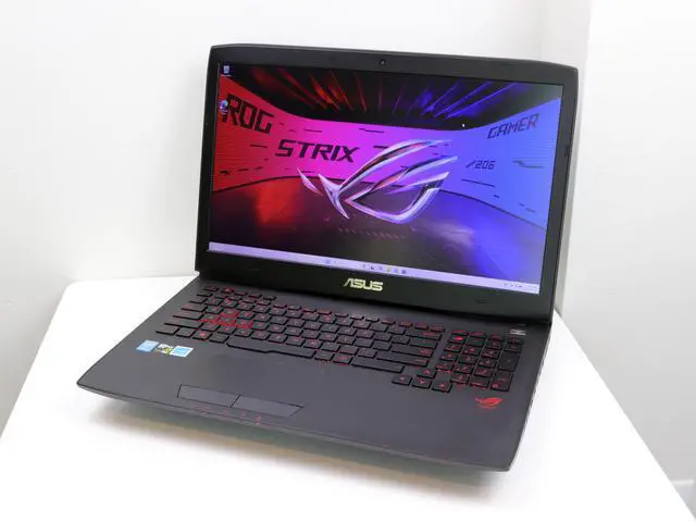 Main image of ASUS ROG - 17.3" NVIDIA GeForce GTX 980M - Intel Core i7-4710HQ - 32GB Memory - 256 GB SSD + 1TB HDD - Blu-Ray - Windows 11 64-Bit Gaming Laptop - G751JY