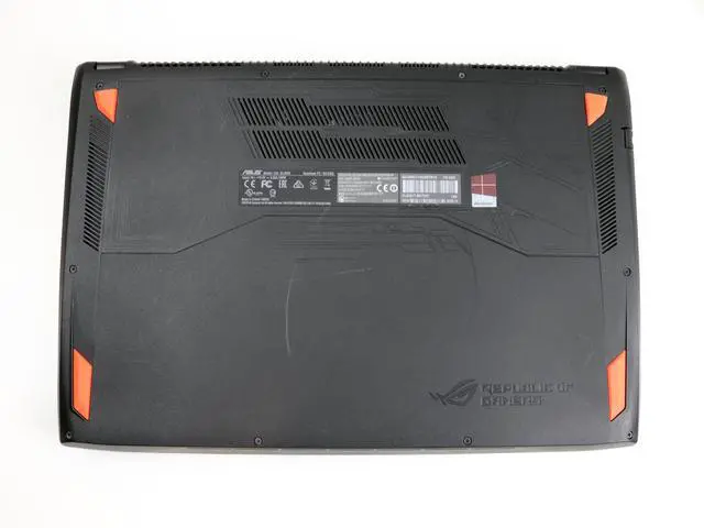 Alt view image 6 of 6 - ASUS ROG GL502VT 15.6" Gaming Laptop Intel Core i7-6700HQ 16GB DDR4 RAM 128GB SSD + 1TB HDD NVIDIA GeForce GTX 970M 3GB Windows 11