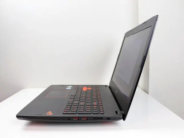 Alt view image 3 of 6 - ASUS ROG GL502VT 15.6" Gaming Laptop Intel Core i7-6700HQ 16GB DDR4 RAM 128GB SSD + 1TB HDD NVIDIA GeForce GTX 970M 3GB Windows 11