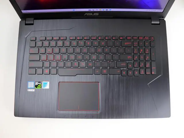 Alt view image 2 of 6 - ASUS FX73VE - 17.3" FHD Gaming Laptop Intel Core i7-7700HQ, Nvidia GTX 1050 Ti (4GB), 16GB DDR4 RAM, 512GB M.2 SSD, DVD/RW, Windows 11 Home, Backlit Keyboard