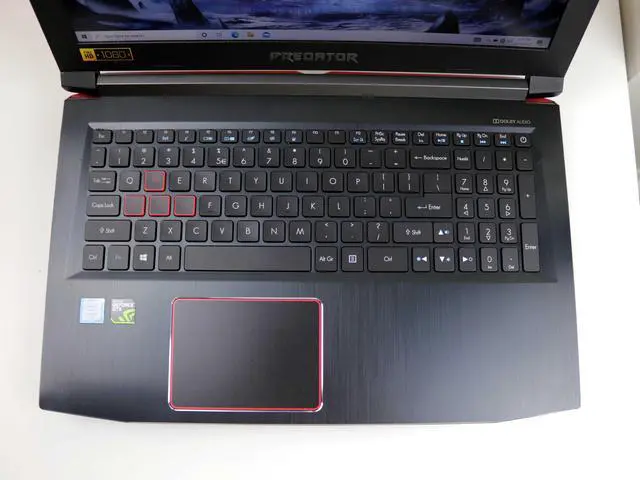 Alt view image 2 of 7 - Acer America Predator Helios 300 G3-571-77QK 15.6" IPS Intel Core i7 7th Gen 7700HQ (2.80 GHz), 6GB NVIDIA GeForce GTX 1060, 16GB DDR4 Memory, 256GB SSD + 2TB HDD, Windows 10 Gaming Laptop