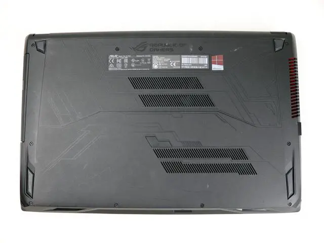 Alt view image 6 of 6 - ASUS STRIX - 17.3" - Intel Core i7 7th Gen 7700HQ (2.80GHz) - NVIDIA GeForce GTX 1050 Ti - 16GB DDR4 - 256GB SSD + 1TB HDD - Full HD (1920x1080) - RGB keyboard - Windows 11 - Gaming Laptop