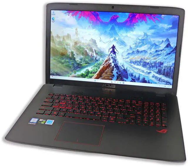 Main image of ASUS ROG - 17.3" IPS - Intel Core i7-6700HQ - NVIDIA GeForce GTX 960M - 16 GB DDR4 - 1TB HDD 512GB SSD - Windows 11 Home 64-bit - Gaming Laptop (GL752VW-DH71)